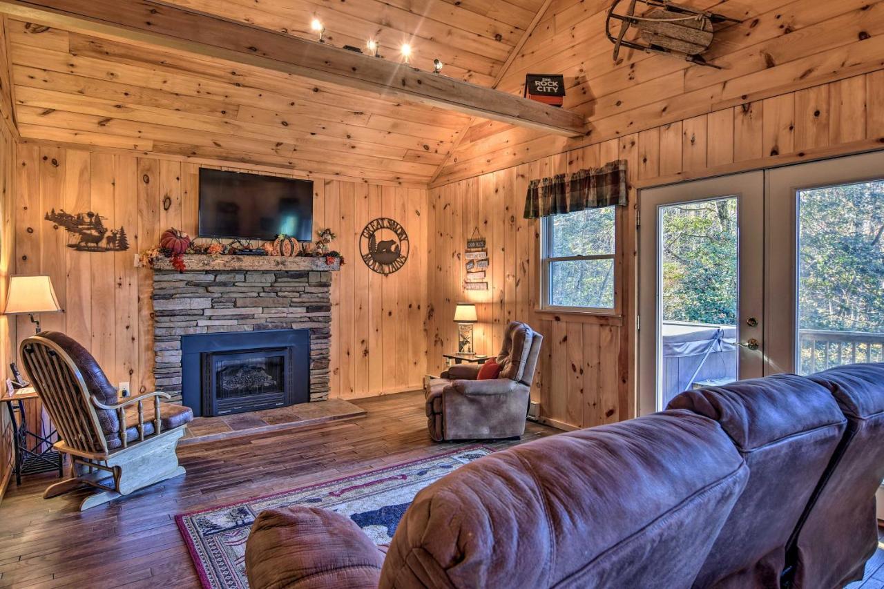 Natures Retreat With Hot Tub 7 Mi To Bryson City Whittier Extérieur photo